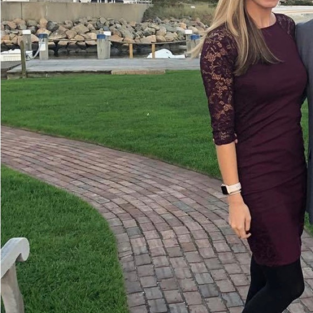 Guess lace sleeve dress